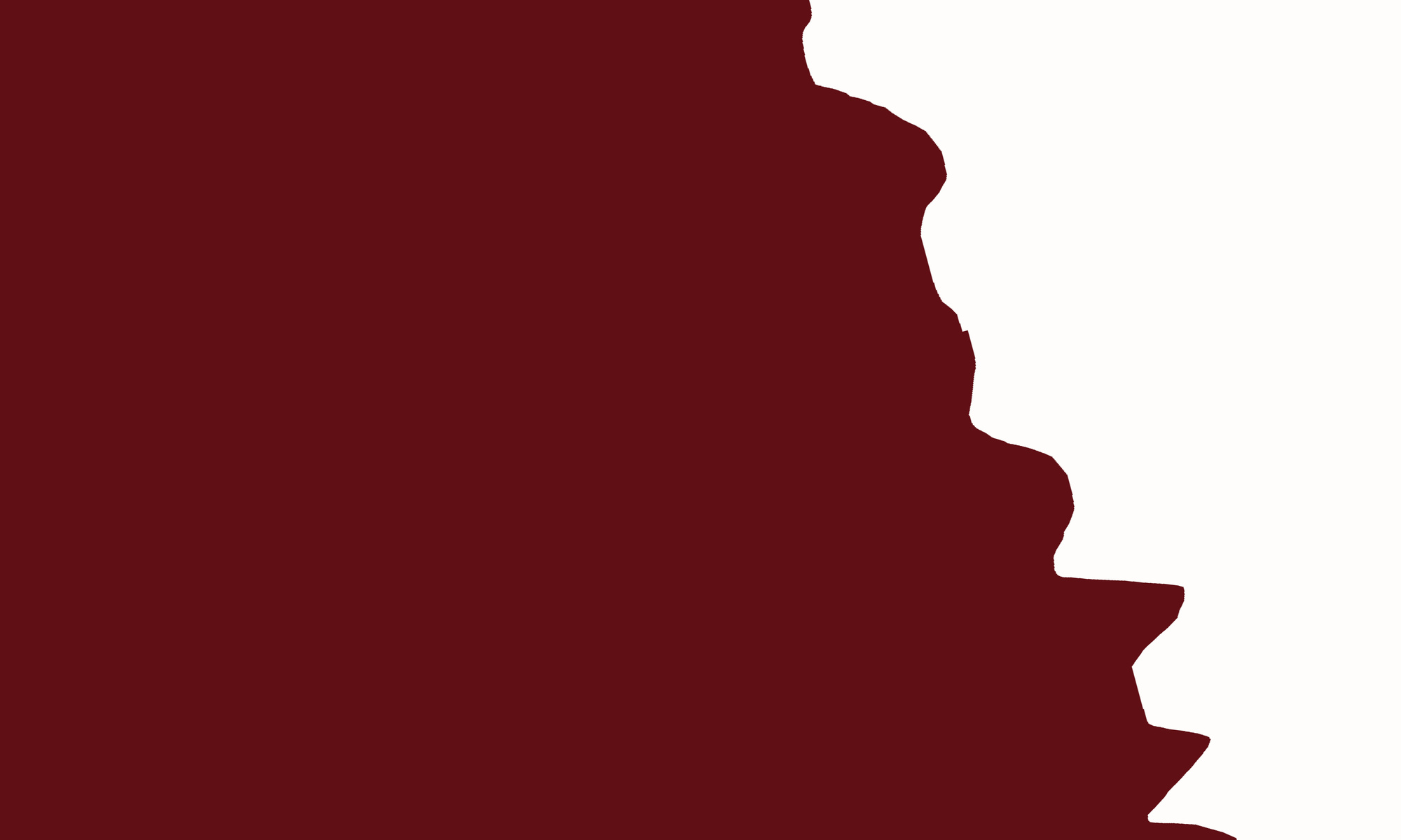 Abstract White Torn on Maroon Background 